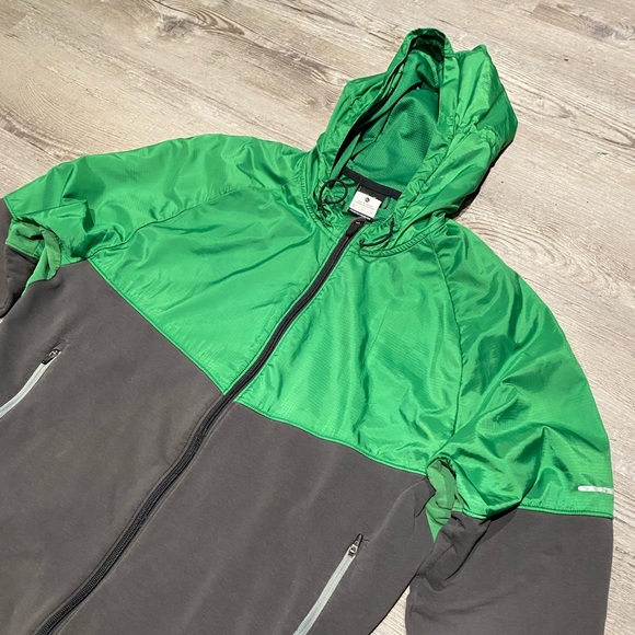 Nike Running Windbreaker Full Zip Hooded Jacket Men’s Size XL - Picture 2 of 4